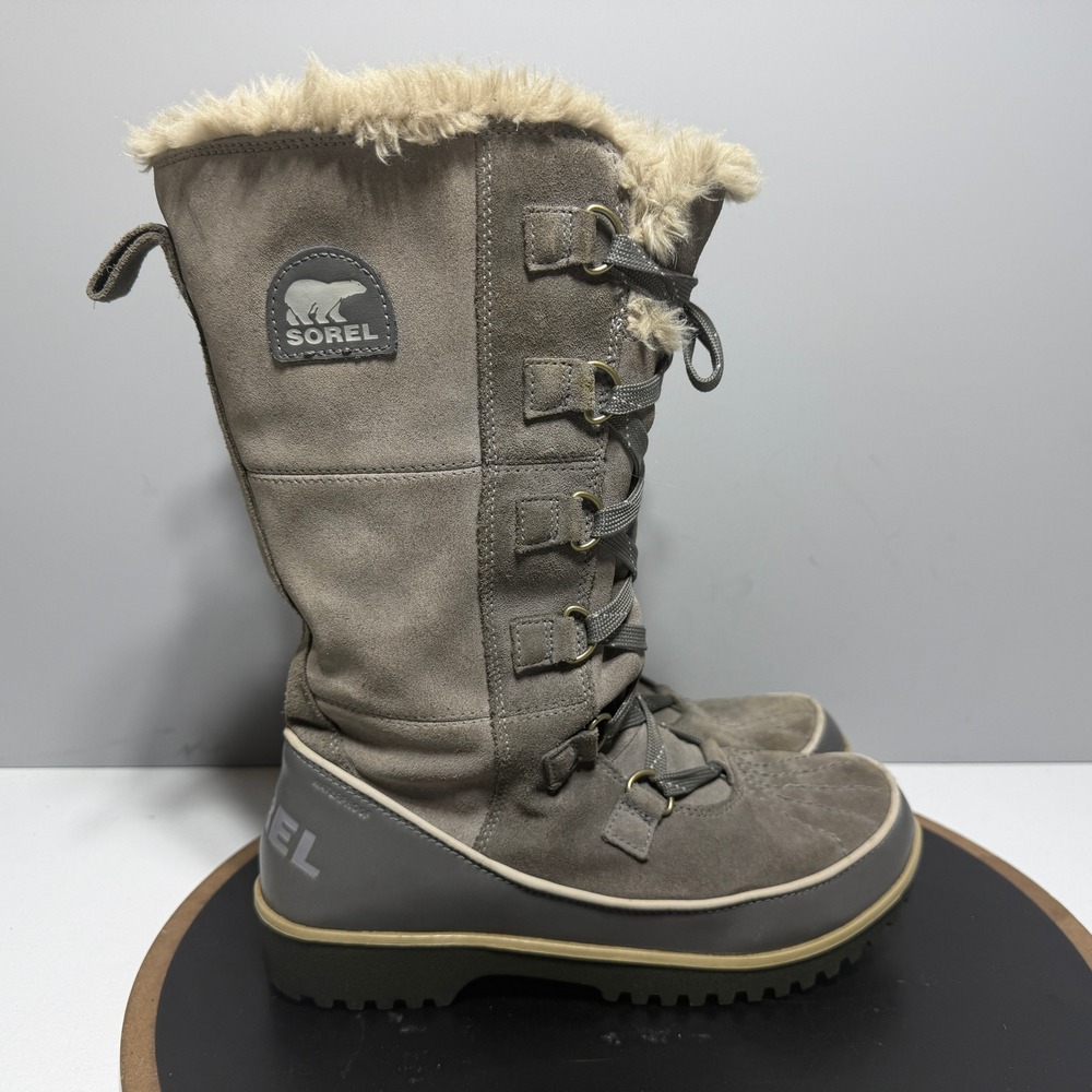 Sorel Tivoli High II Women Size 8.5‎ Waterproof Winter Boot Quarry Grey Gorpcore